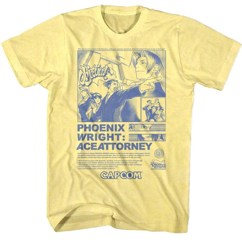 Ace Attorney Phoenix Wright Print Ad Unisex T Shirt